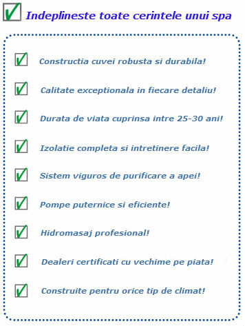 calitate jacuzzi